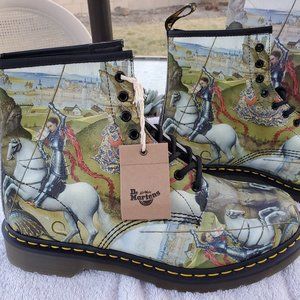 Dr Martens 1460 Boot George and the Dragon Size 11 Mens Boots -RARE TO F…